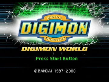 Digimon World (US) screen shot title